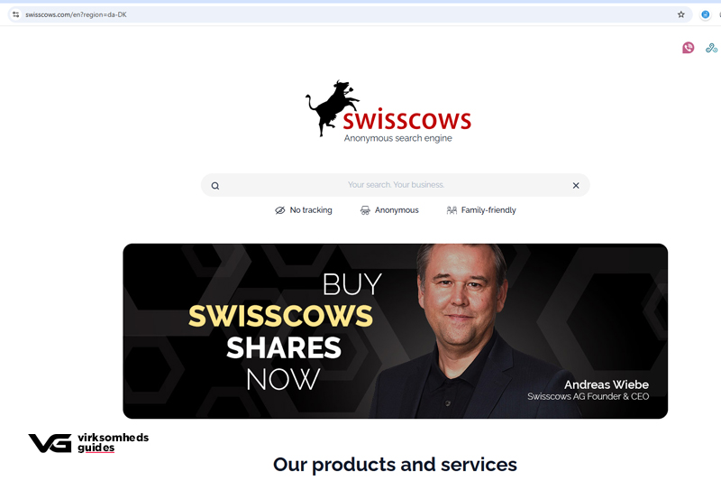 swisscows søgemaskiner