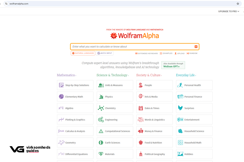 wolframalpha søgemaskiner