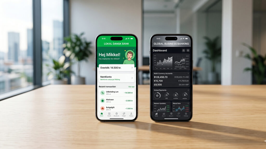 Sammenligning af lunar business vs revolut business erhvervskonti